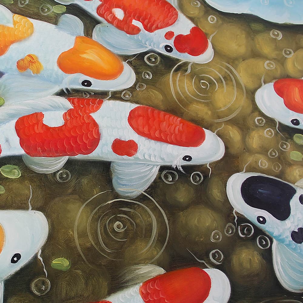 鯉の絵 5 (90X45CM) 이미지 3