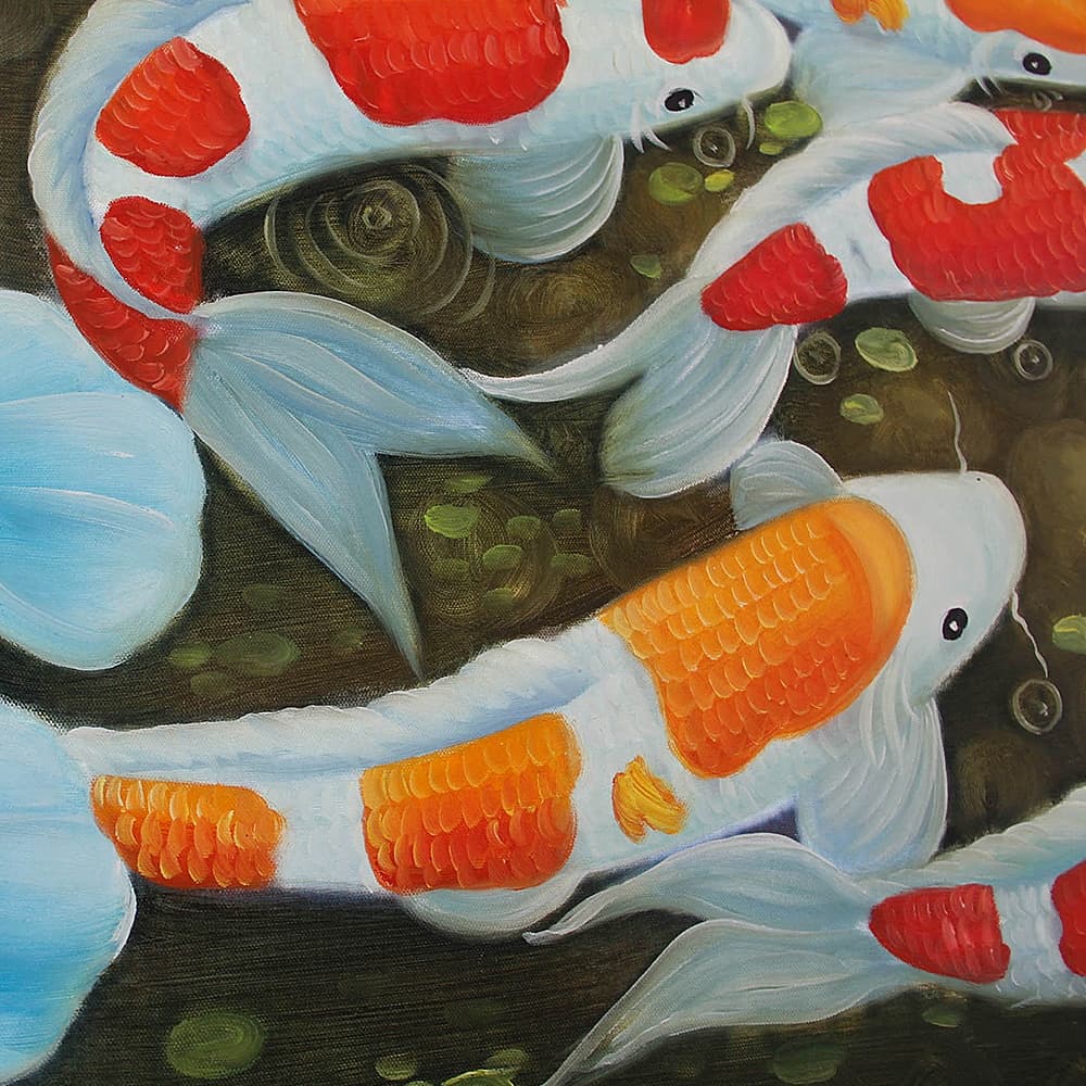 鯉の絵 5 (90X45CM) 이미지 6