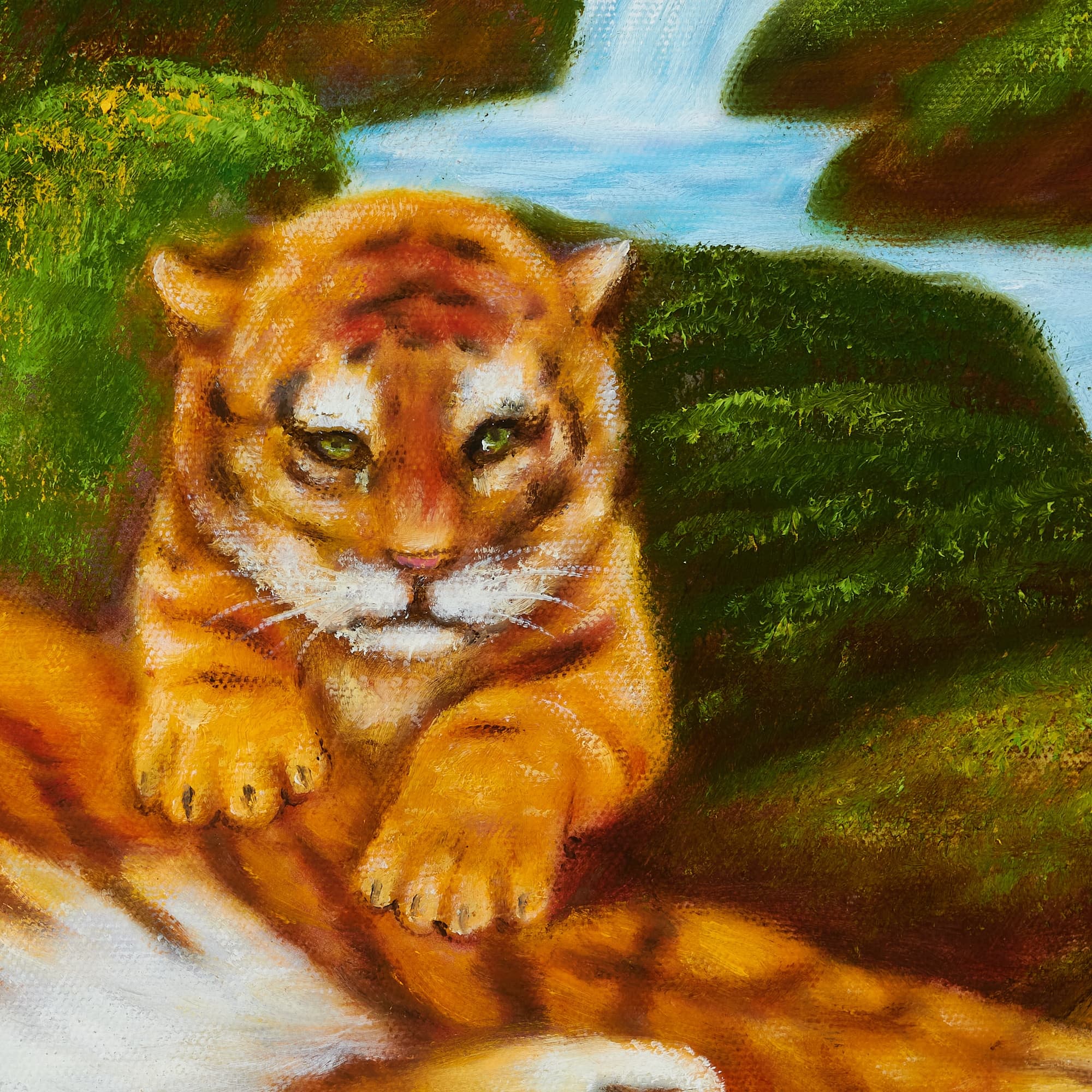 虎の絵 5 (80X60CM) 이미지 4