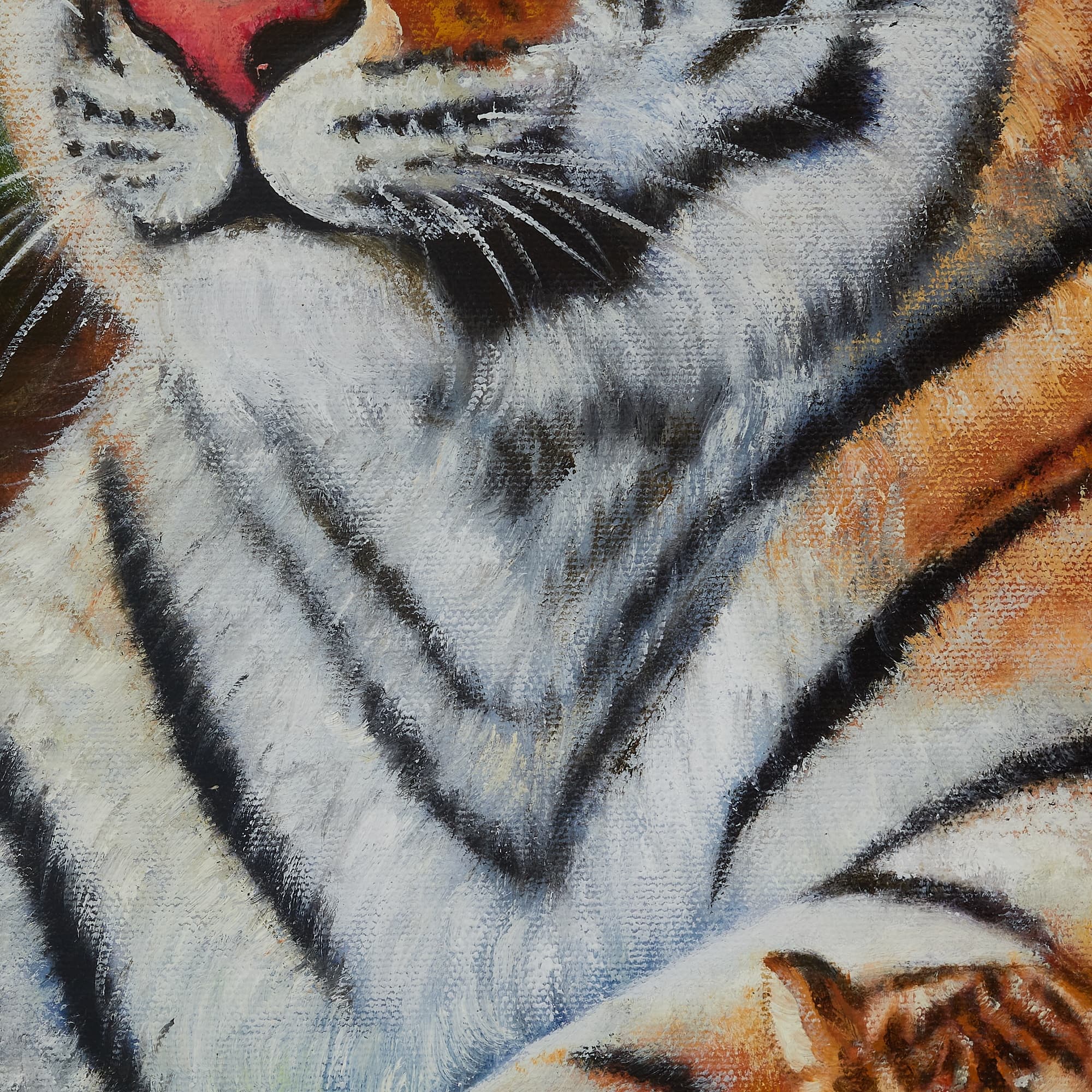 虎の絵 4 (90X60CM) 이미지 6