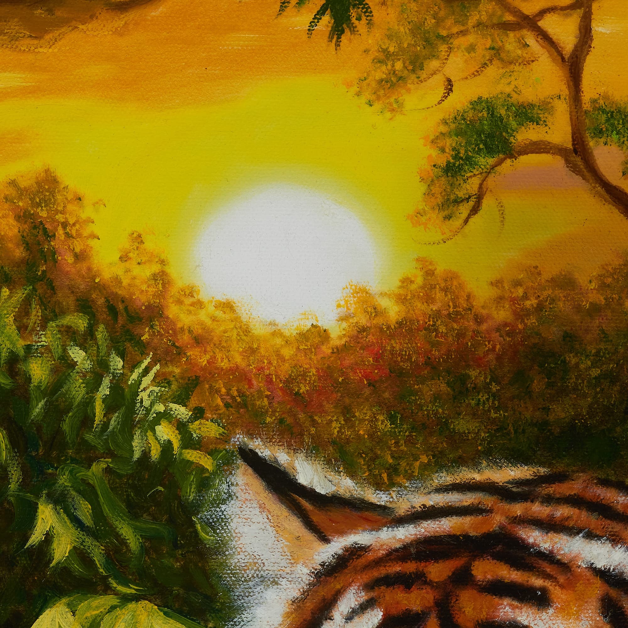 虎の絵 4 (90X60CM) 이미지 3