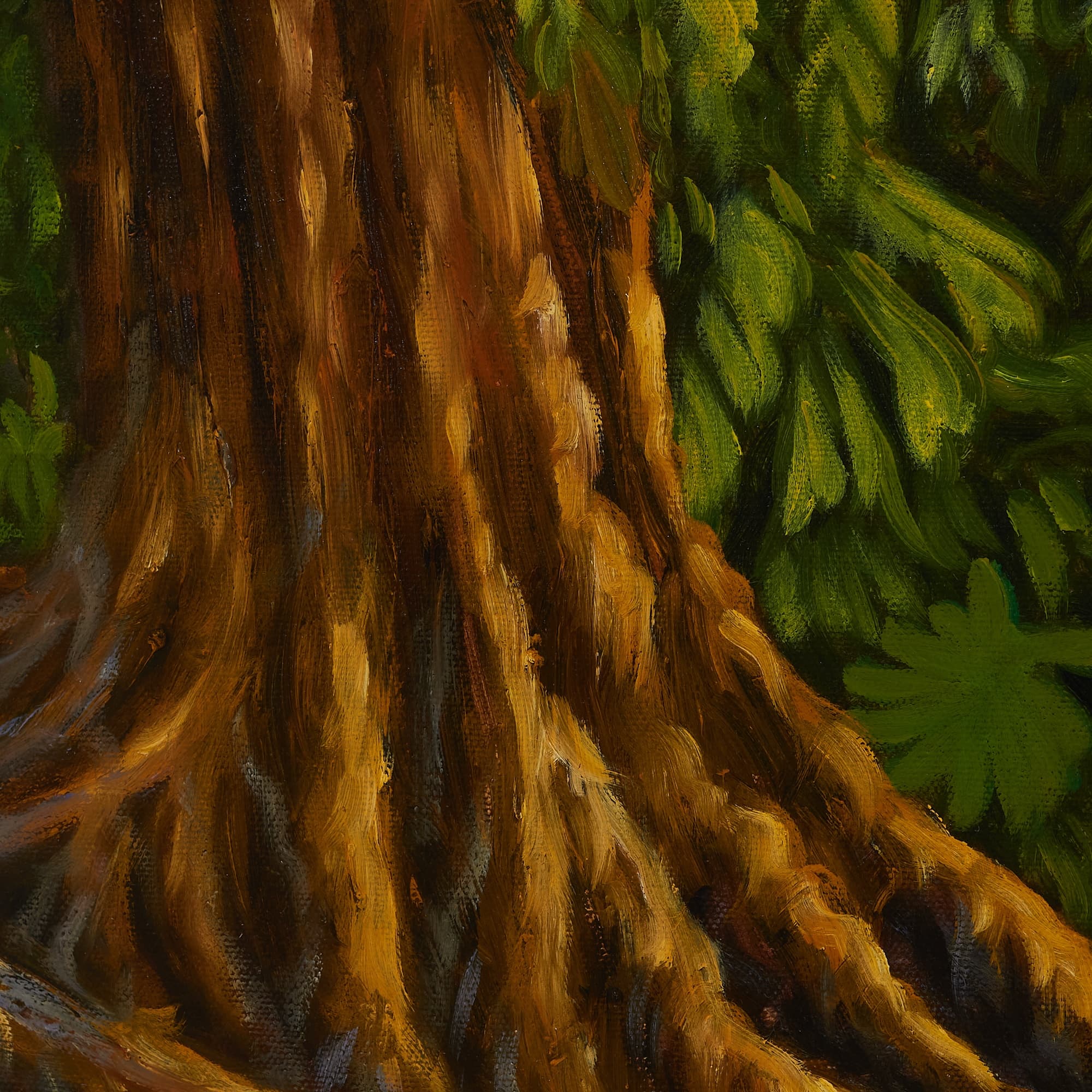 虎の絵 4 (90X60CM) 이미지 2