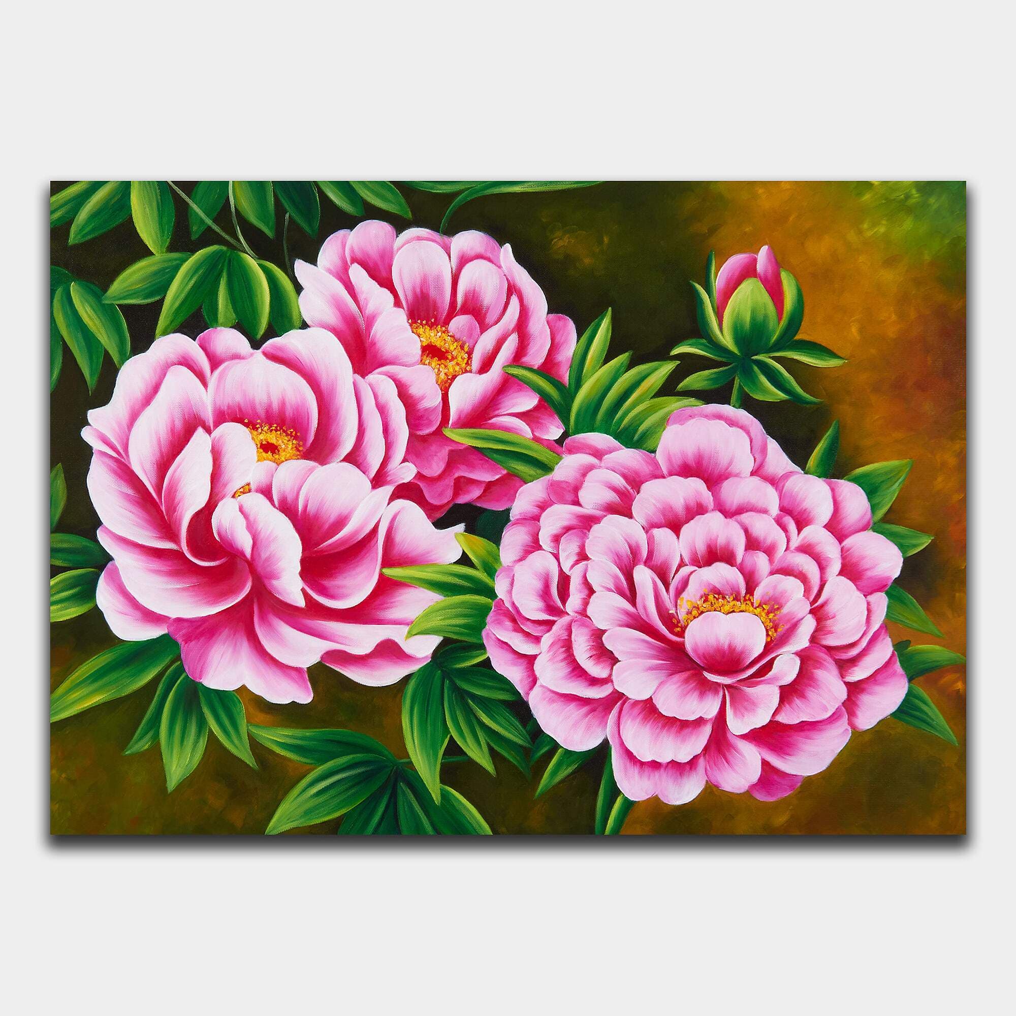 牡丹の絵 7 (70X50CM) 그림