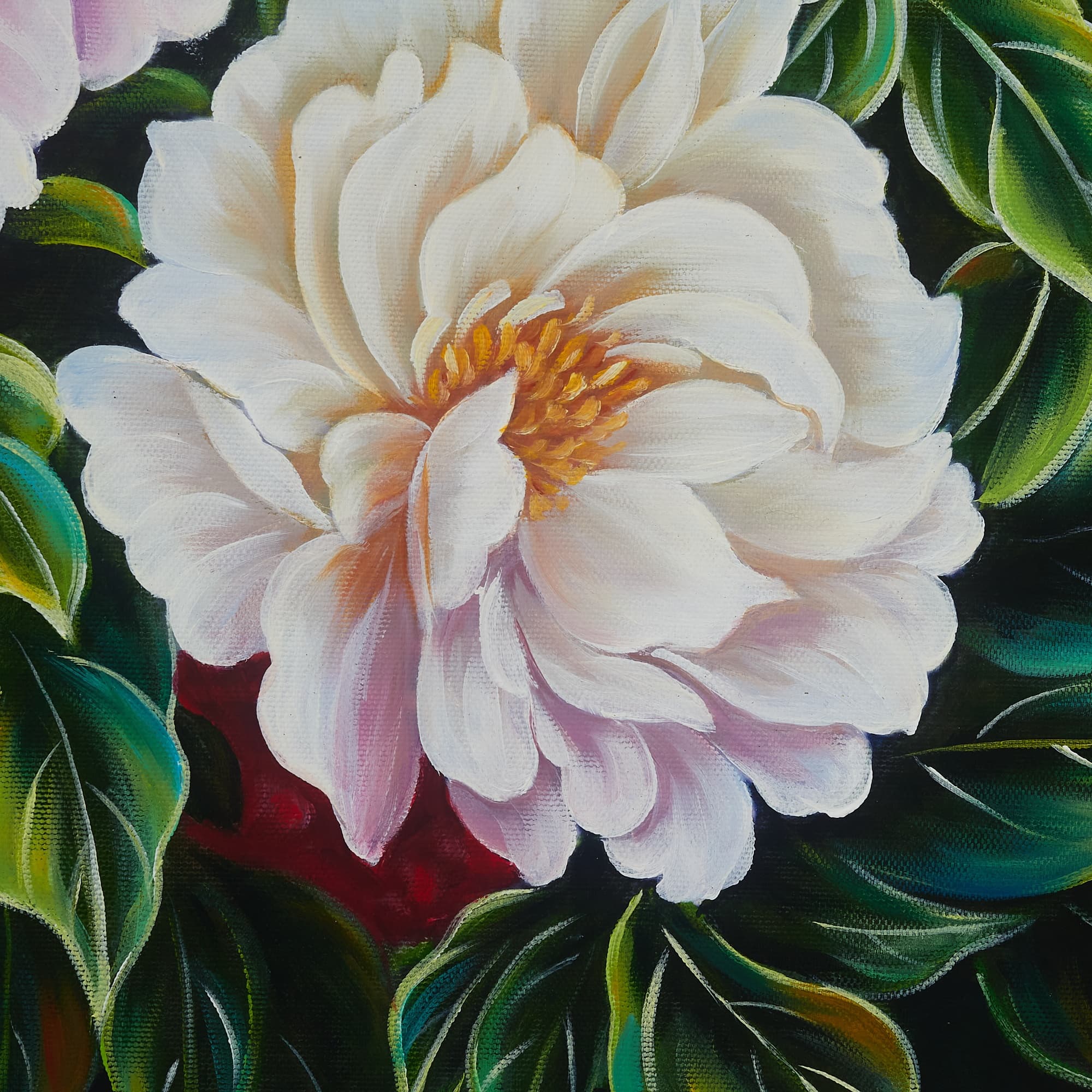 牡丹の絵 13 (60X60CM) 이미지 7