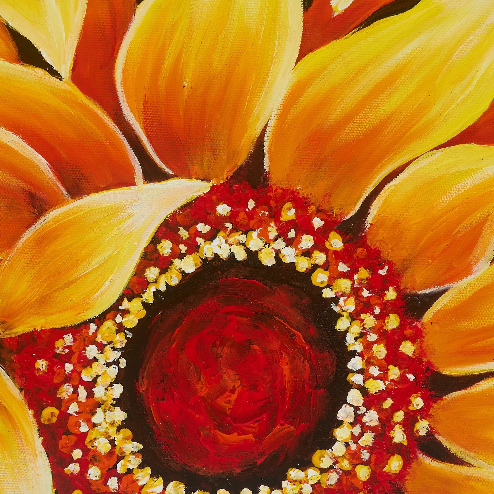 ひまわりの絵 8 (70X50CM) 이미지 6