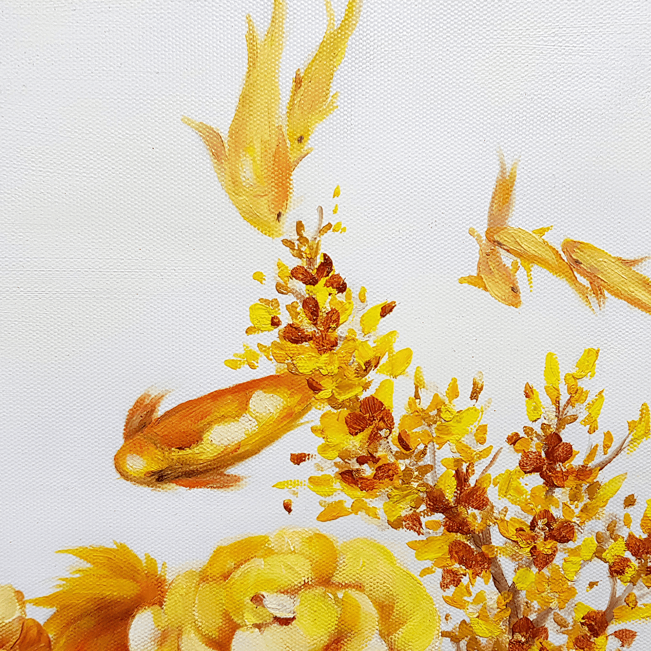 鯉の絵 11 (100X40CM) 이미지 2