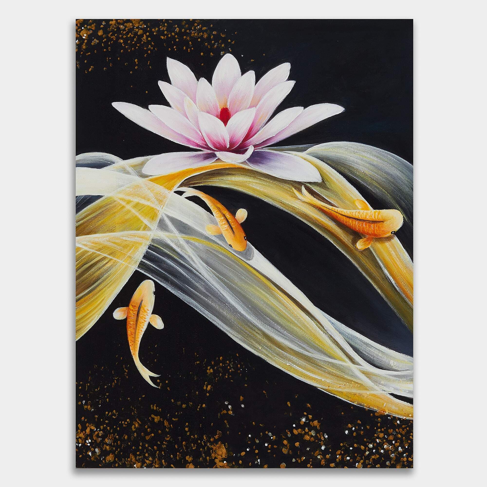 鯉の絵 10 (80X60CM) 그림