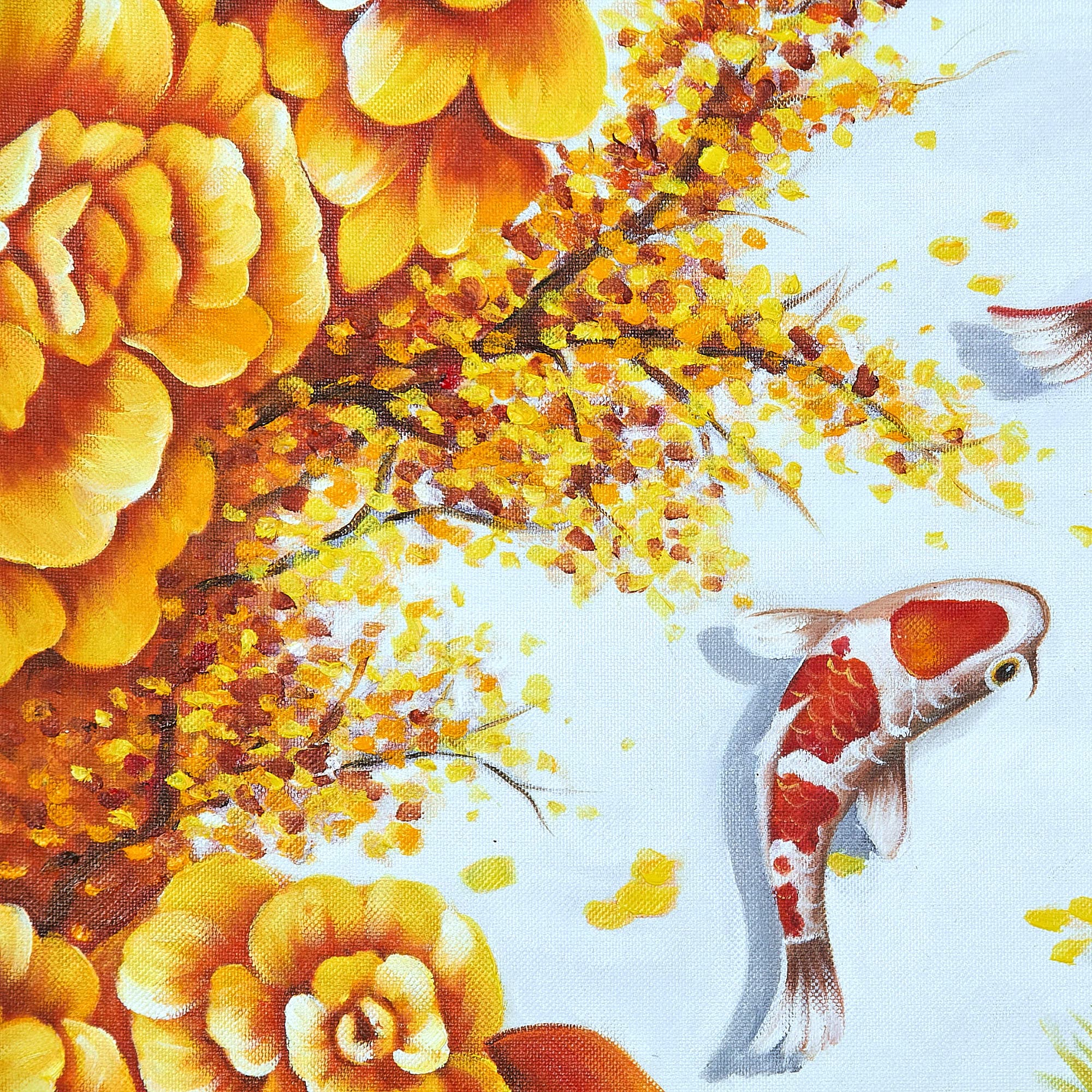 鯉の絵 10 (100X40CM) 이미지 3