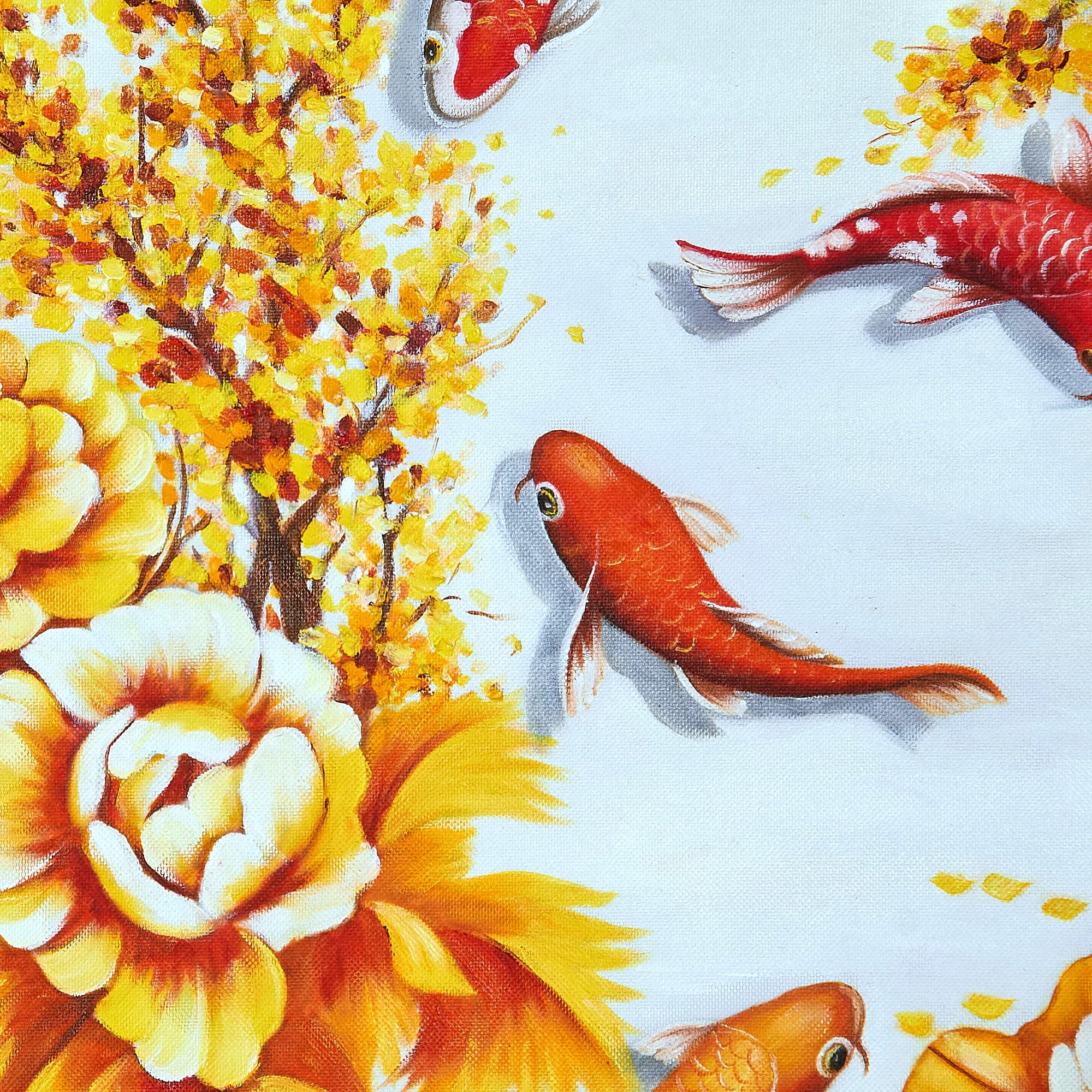 鯉の絵 10 (100X40CM) 이미지 7