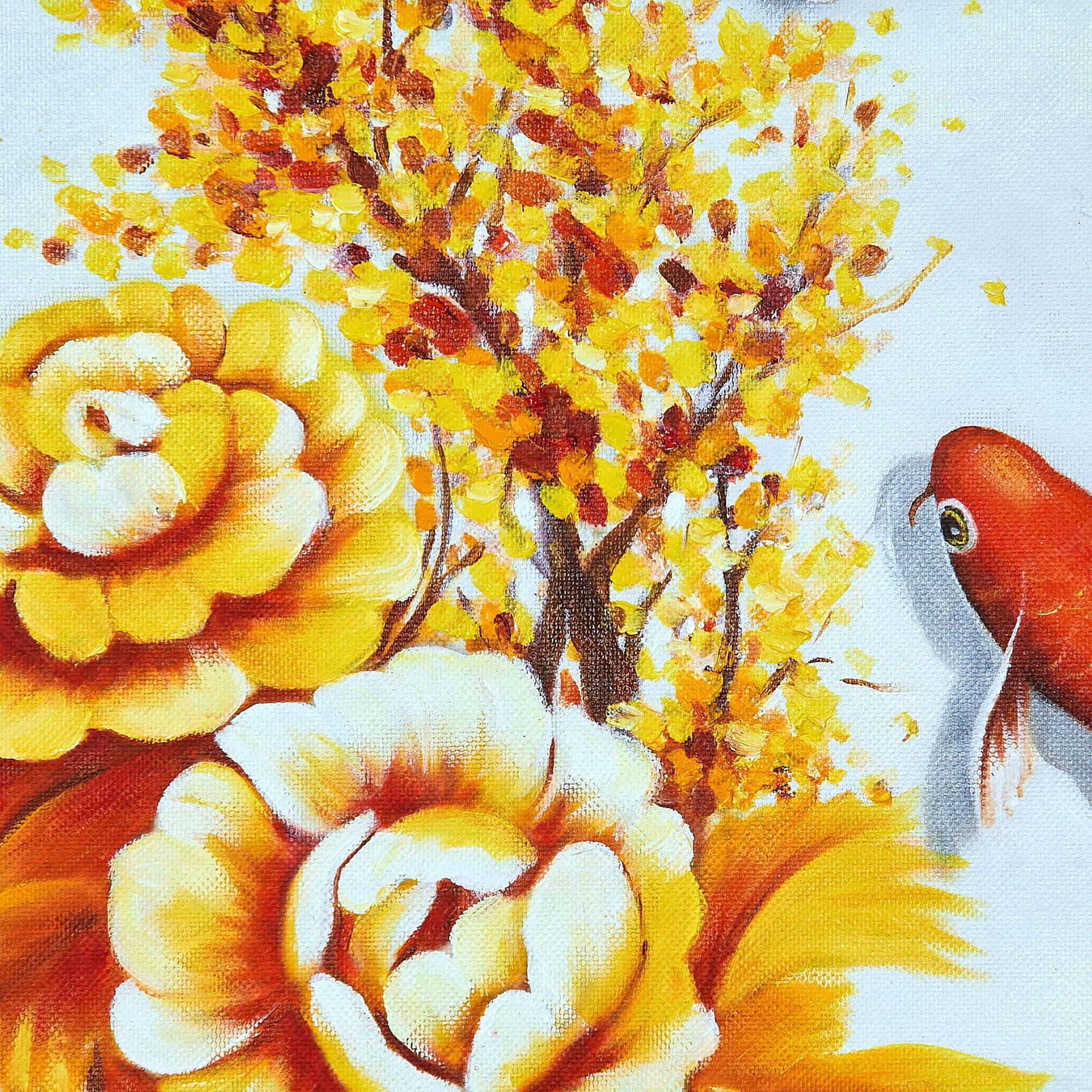 鯉の絵 10 (100X40CM) 이미지 4