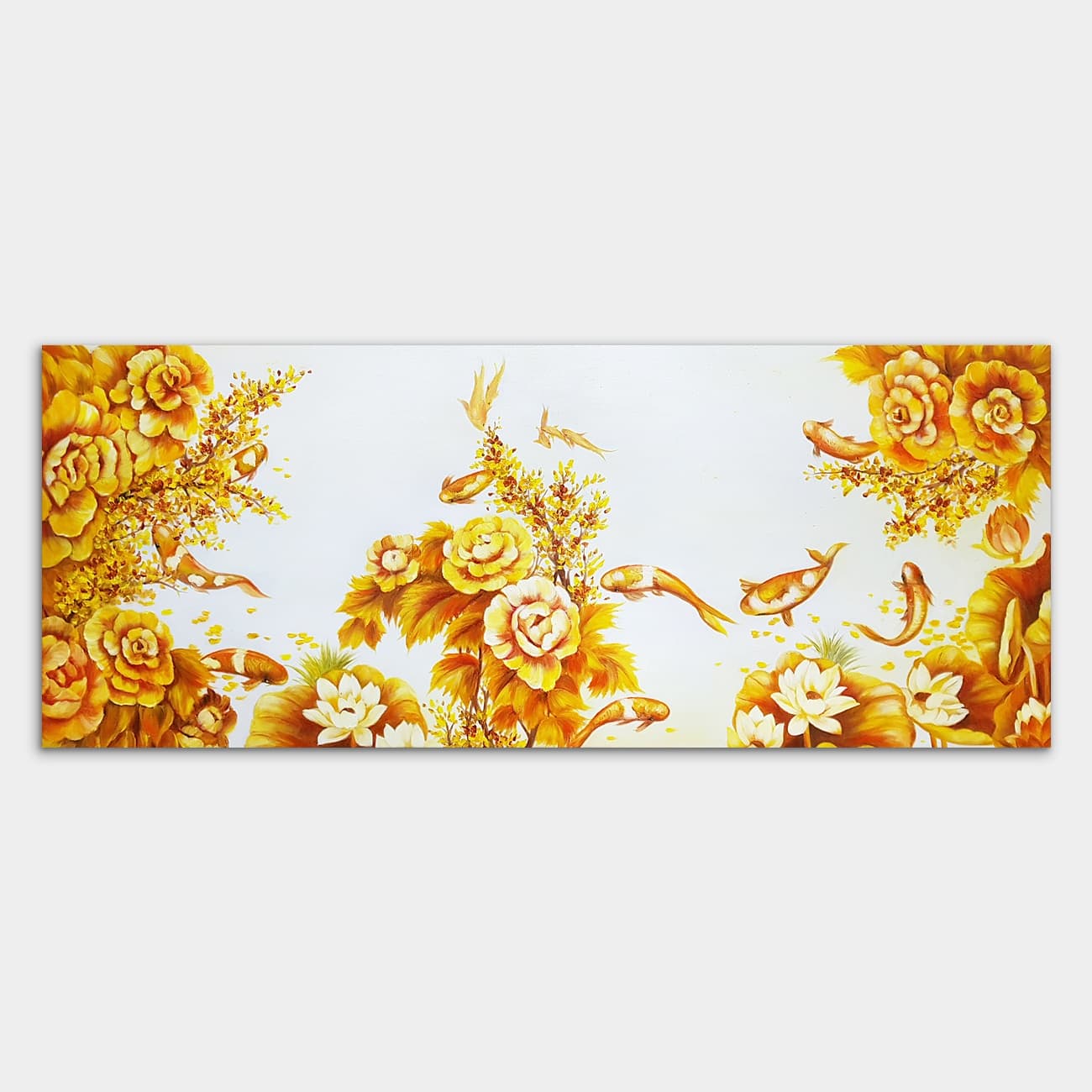 鯉の絵 11 (100X40CM) 그림
