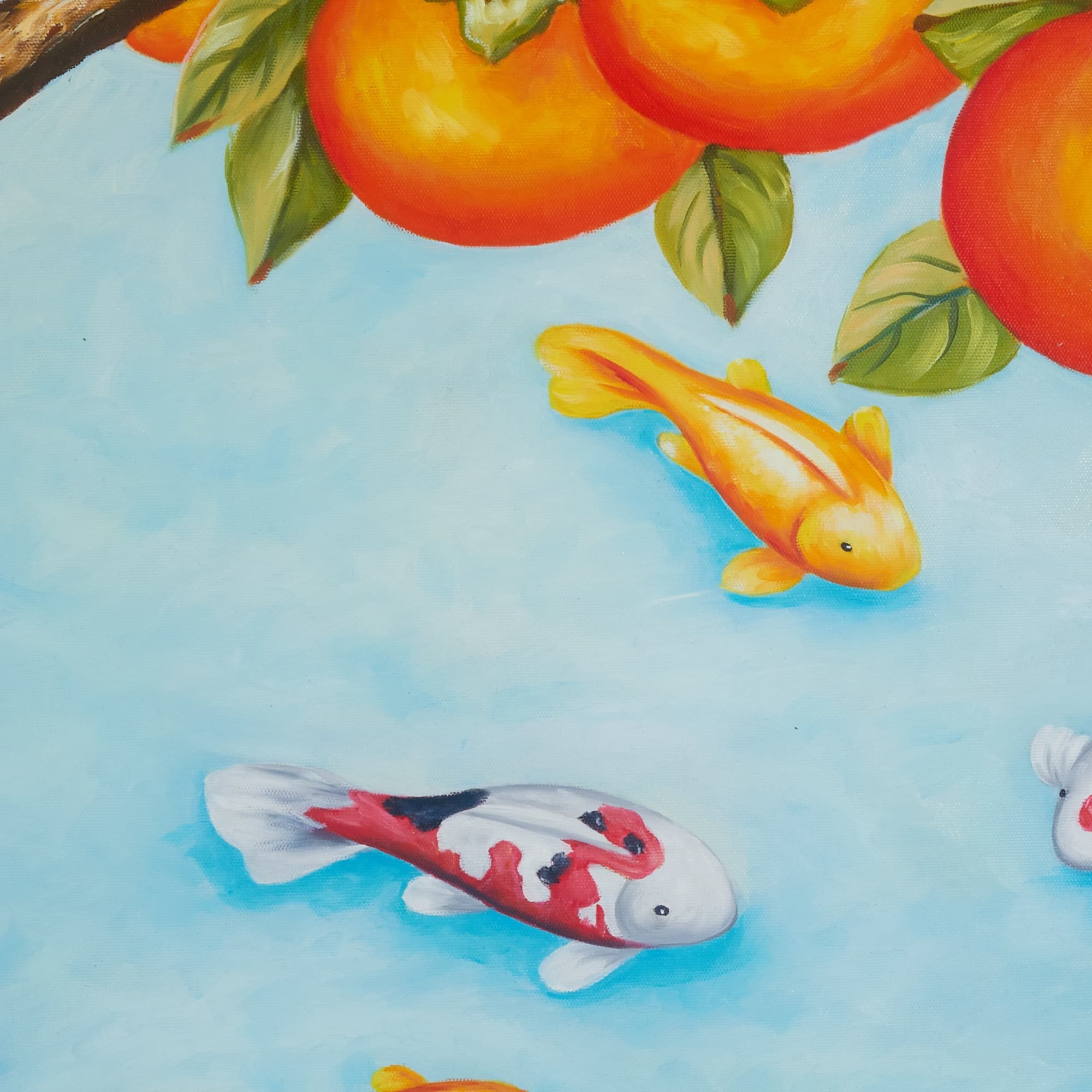 鯉の絵 9 (80X60CM) 이미지 5
