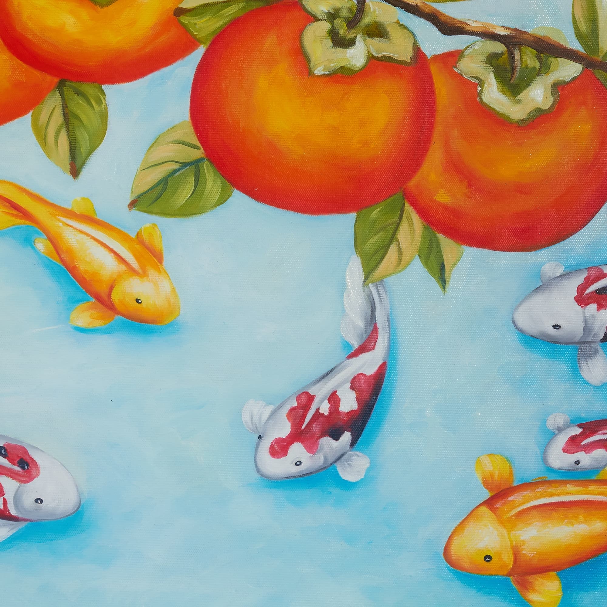 鯉の絵 9 (80X60CM) 이미지 6