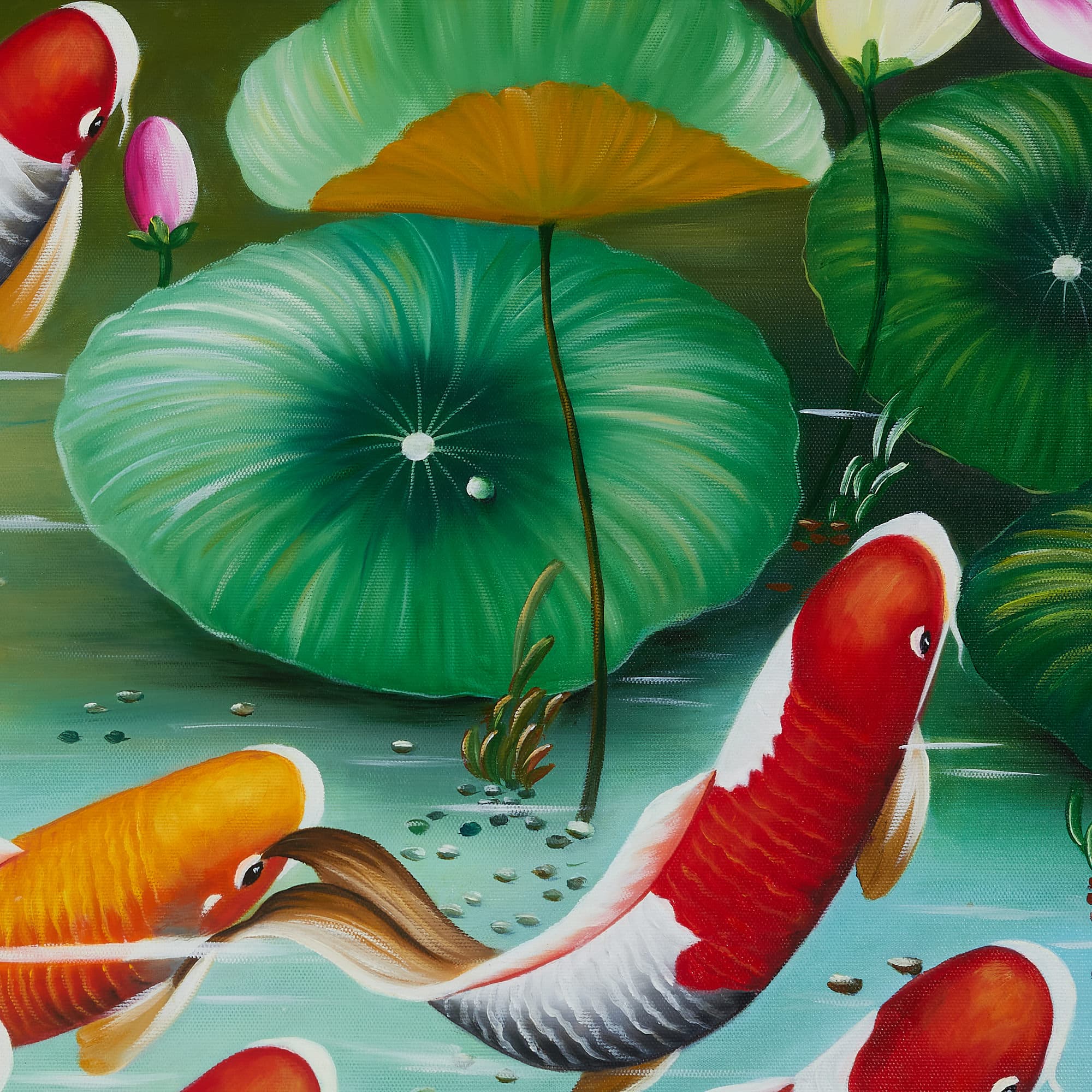 鯉の絵 8 (80X60CM) 이미지 6