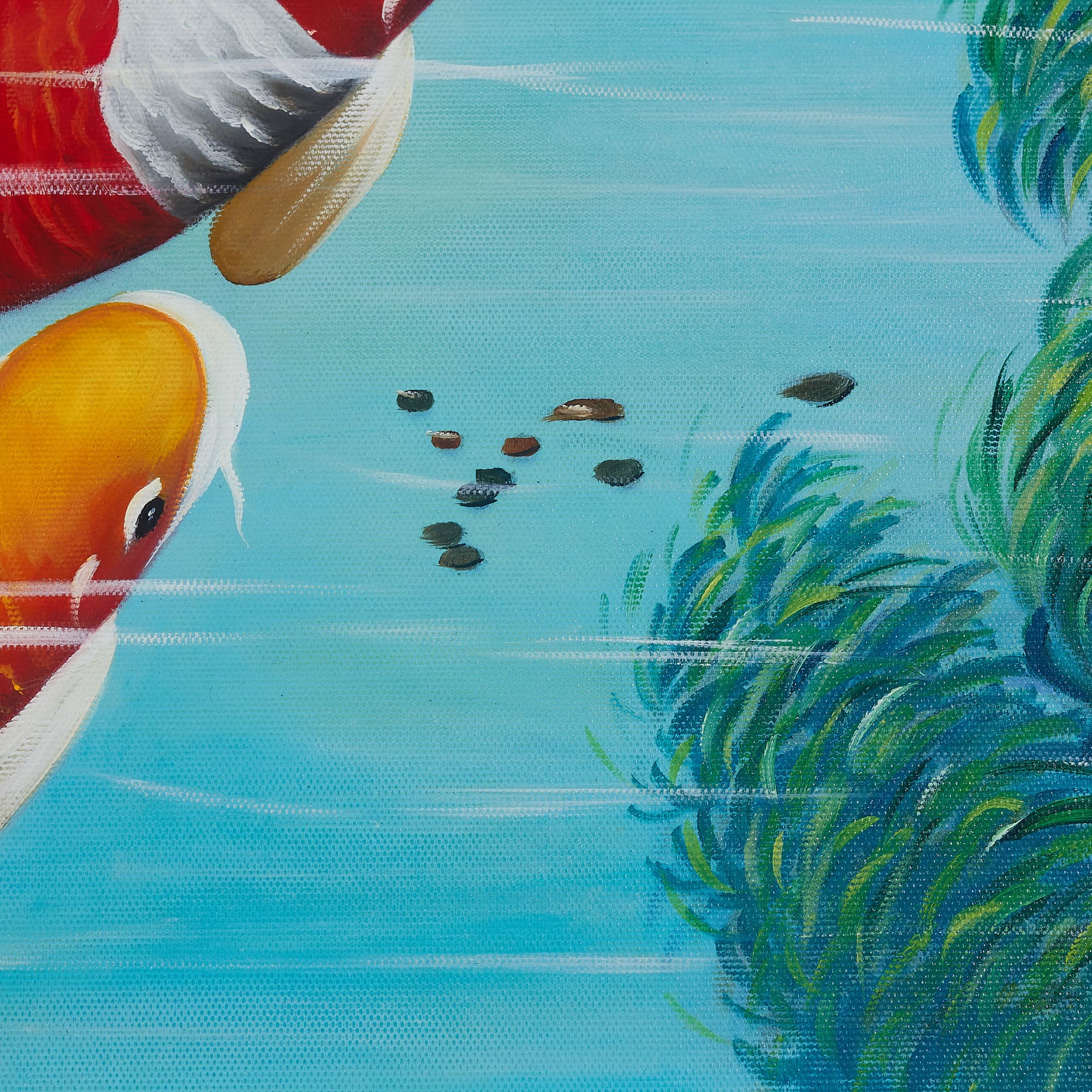 鯉の絵 8 (80X60CM) 이미지 5