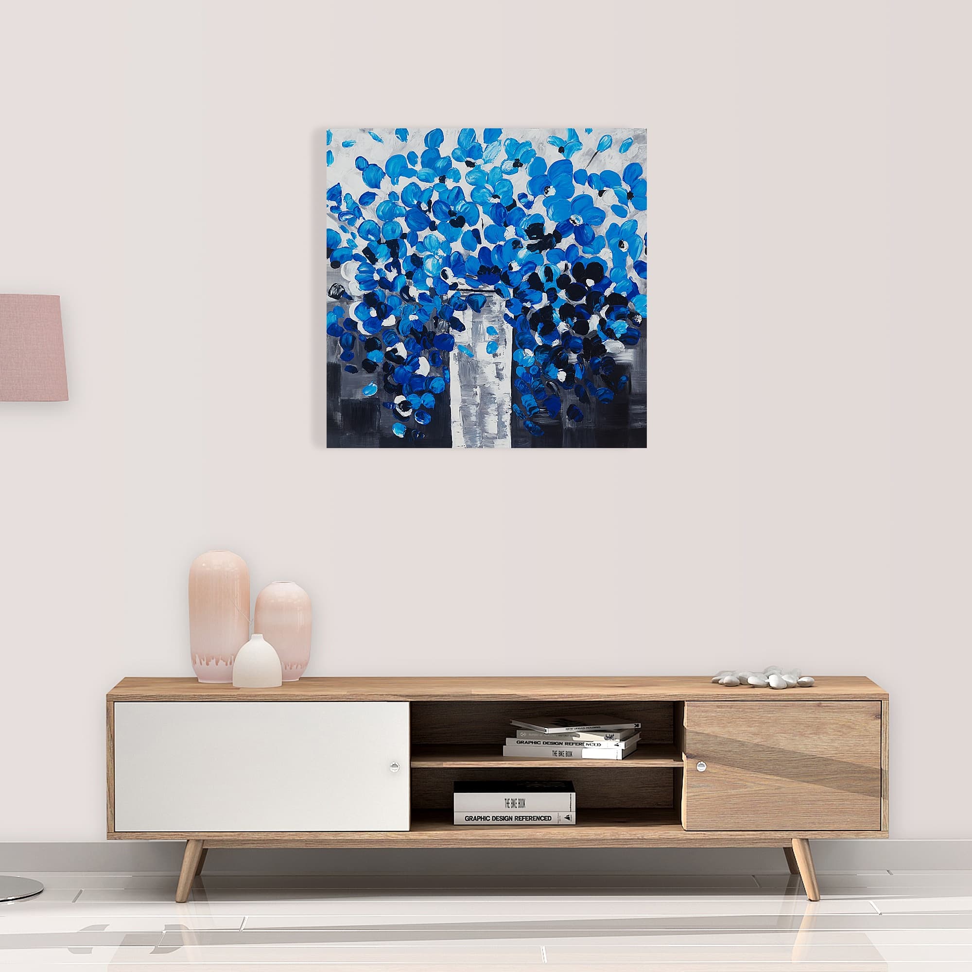 花の絵 (60X60CM) 이미지 7