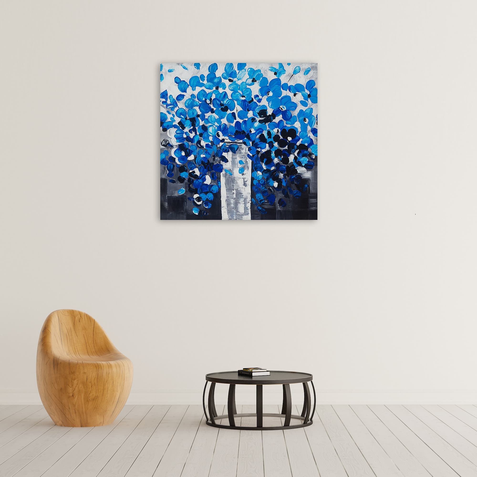 花の絵 (60X60CM) 이미지 6