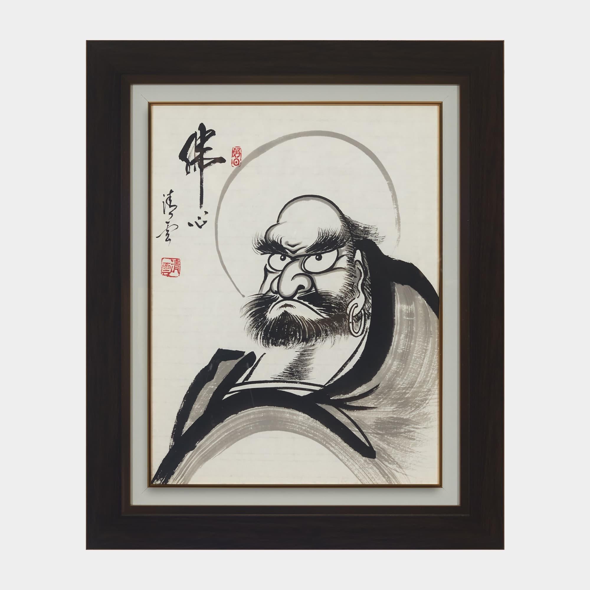 だるま (達磨図) 4 (48X39CM) 그림