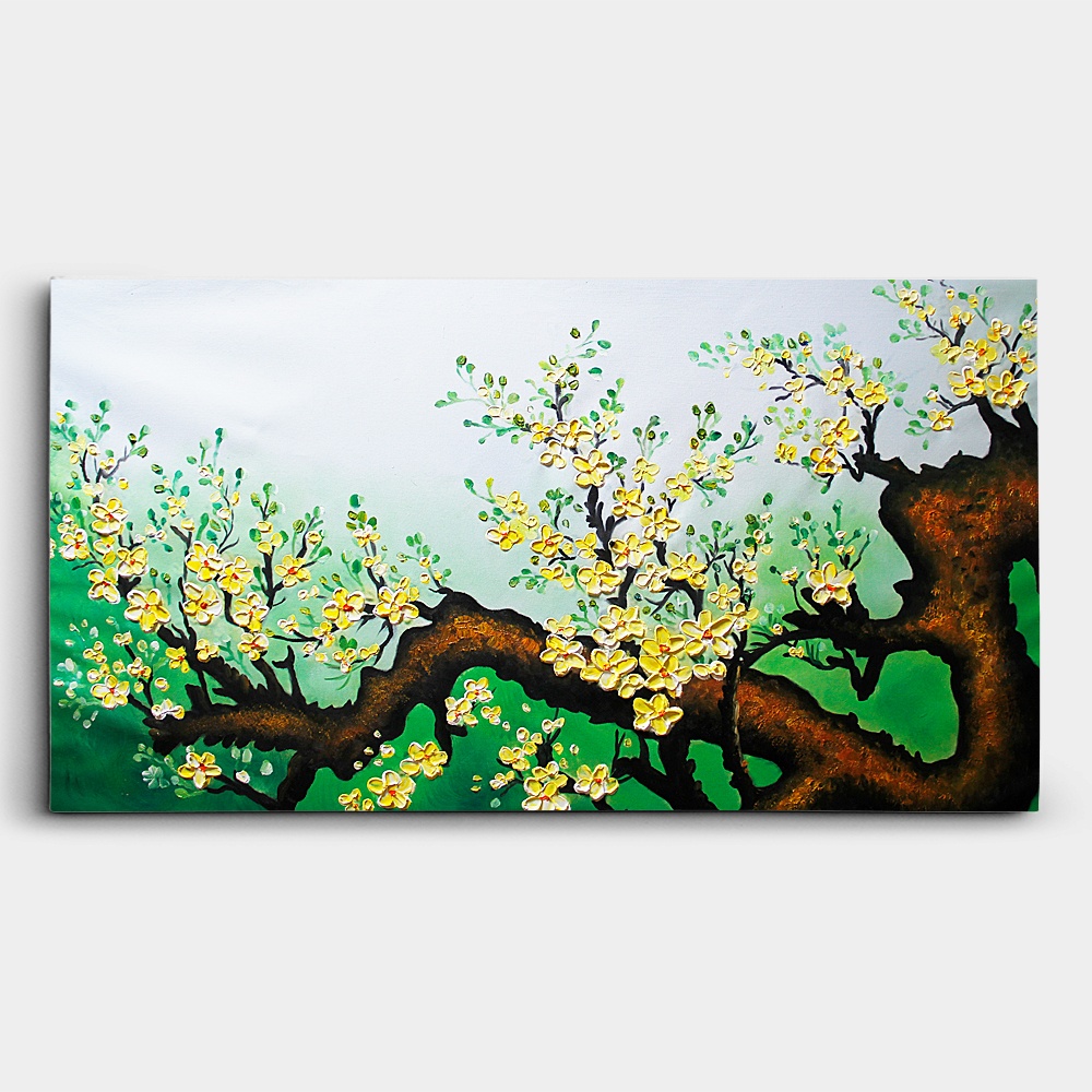 梅の花 絵画 90x50cm セオアートギャラリー